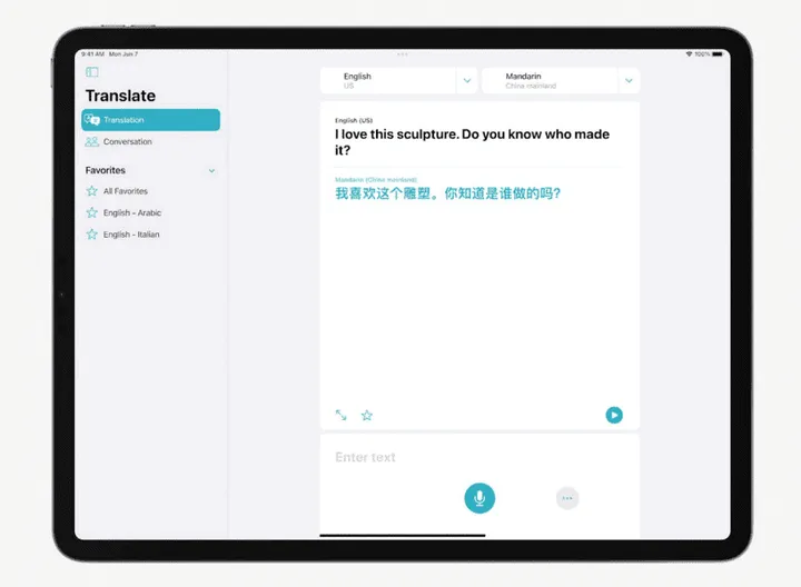 ipados 15 translation