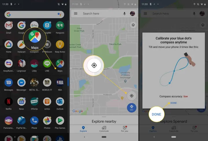 001 how to calibrate compass for