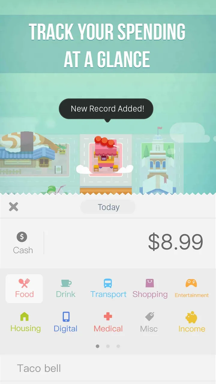 01track your spending at a glance