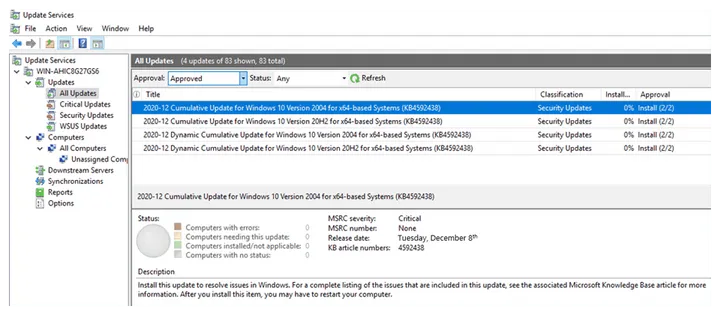 0216 deploy windows ssus and lcus together with one cumulative update