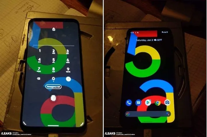 1609736319 google pixel 5a leaks with thick bezels and some specs