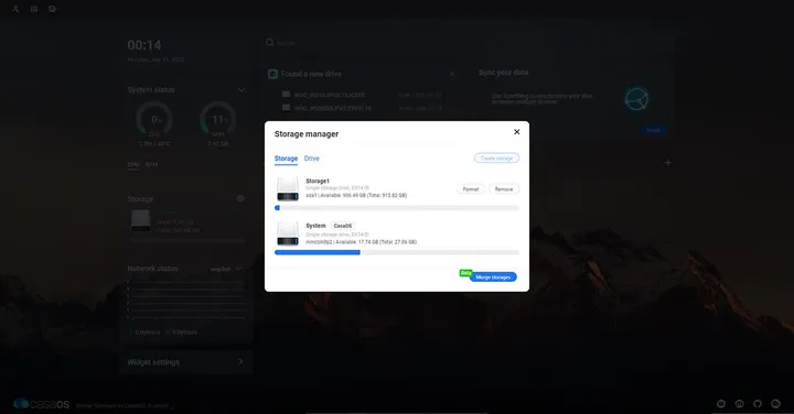 adding storage on zimboard