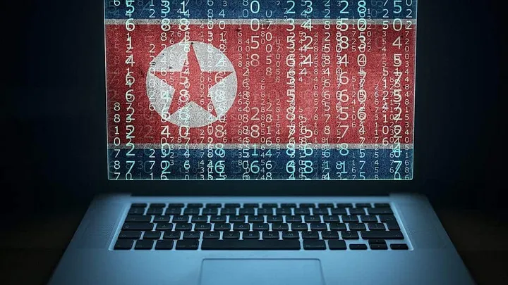 adn north korea flag internet