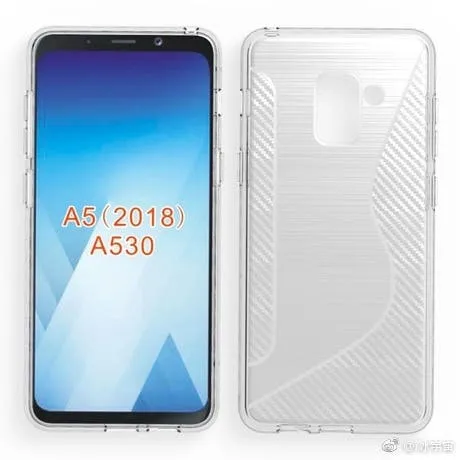 alleged samsung galaxy a5 2018 case renders 3