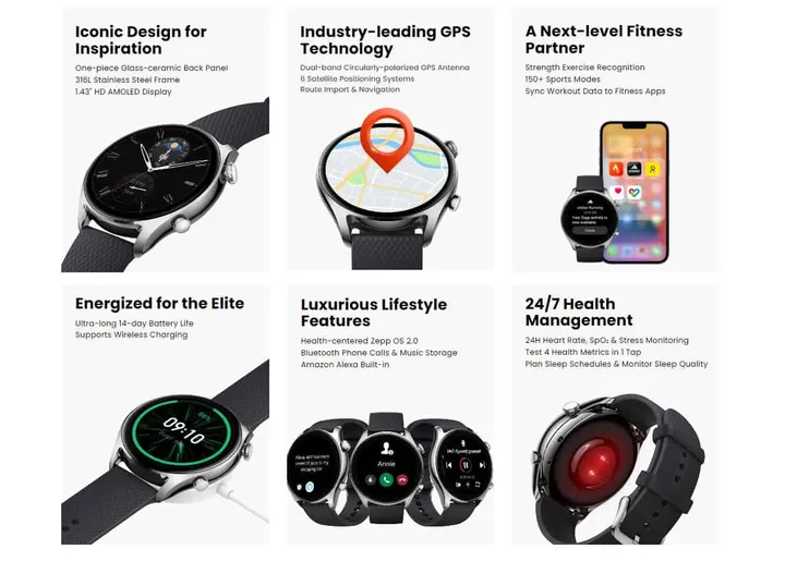 amazfit gtr 4 limited edition features