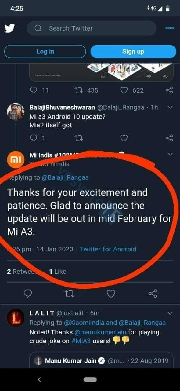 android 10 pre mi a3