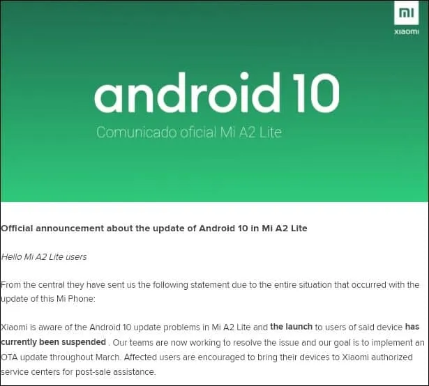 android 10 update