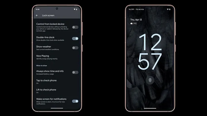 android 14 hide weather info