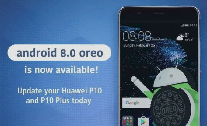 android ore emui 8 huawei p10 plus