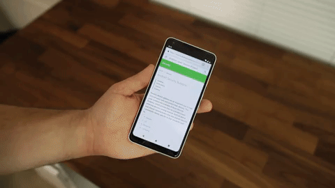 android p dp1 rotate