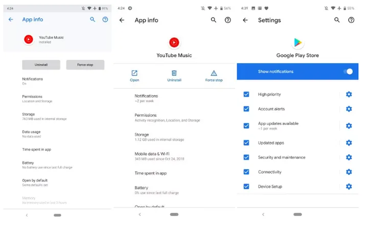 app info