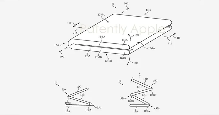 apple foldable iphone patent