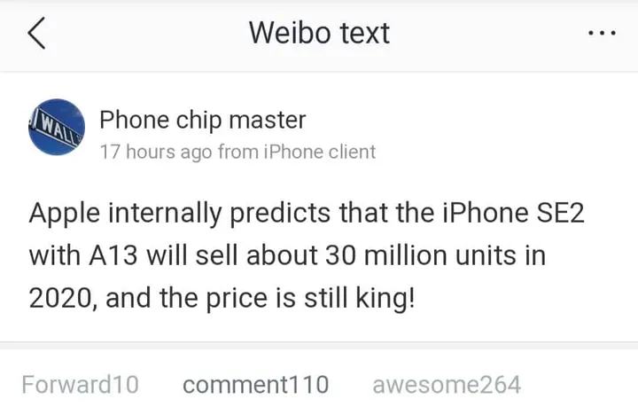apple iphone se 2 b