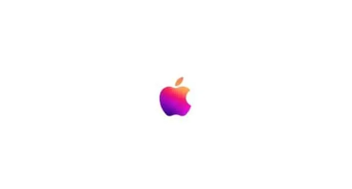 apple logo b