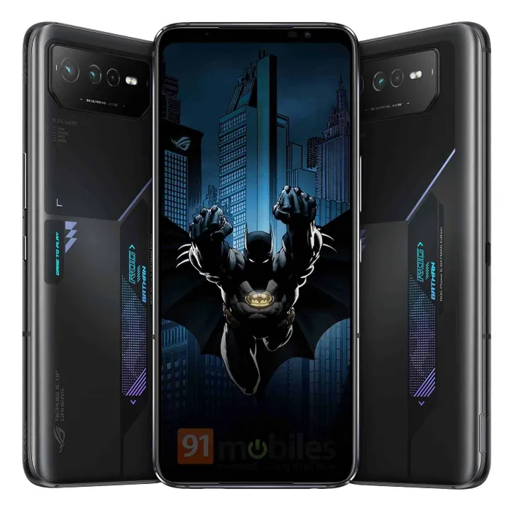 asus rog phone 6 batman edition design renders