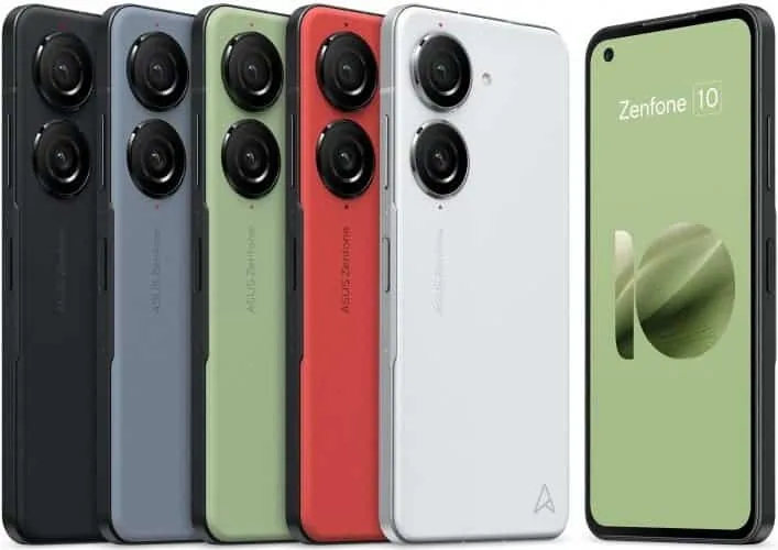 asus zenfone 10 design and colors