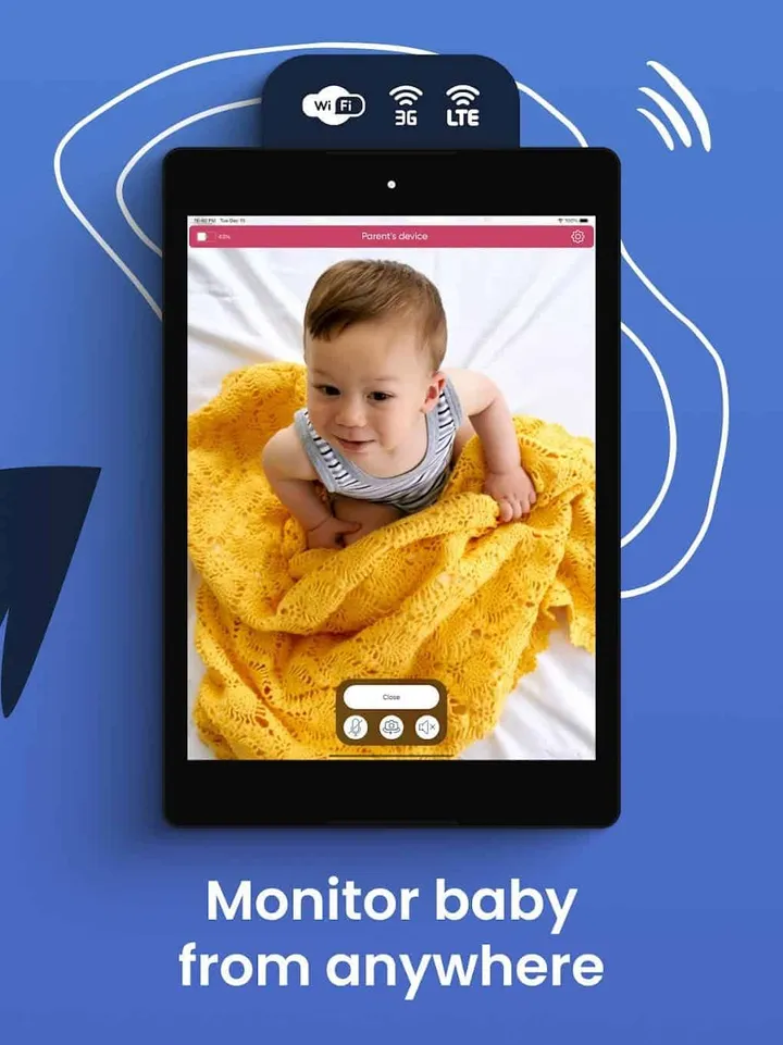 baby monitor saby 3g babycam screenshot