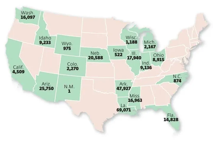 bill gates farms united states