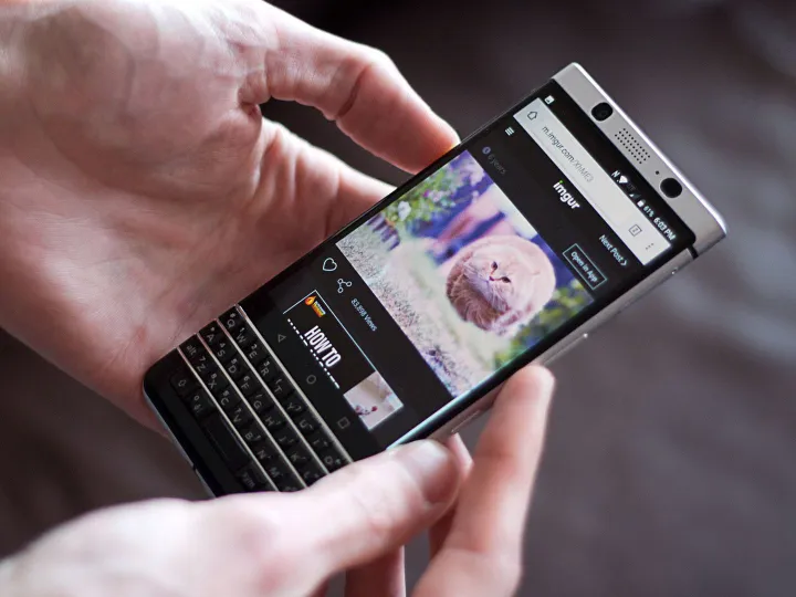 blackberrykeyone screenshot