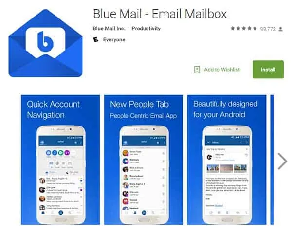 bluemail a
