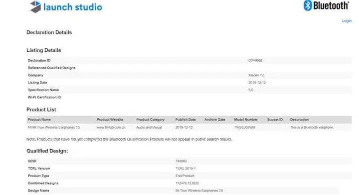 bluetooth certification