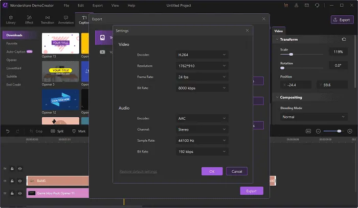 capture video game democreator 8