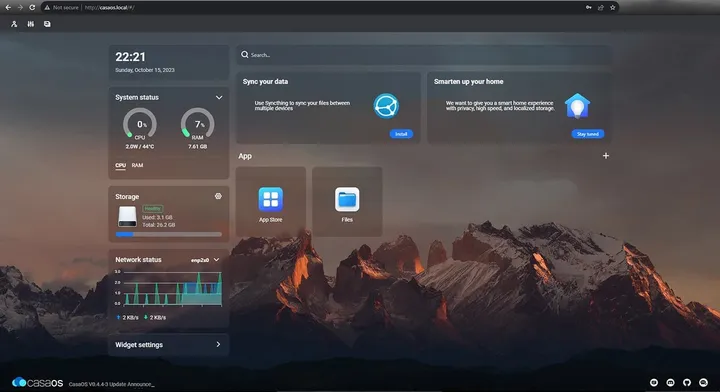casaos local zimablade