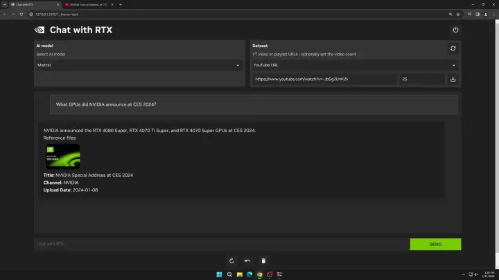 chat with rtx a
