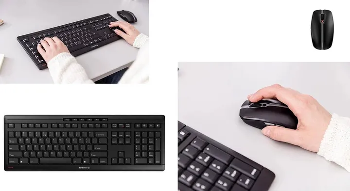 cherry stream desktop keyboard and mouse combo