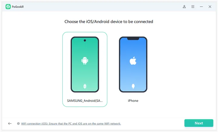 choose your device