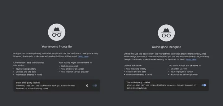 chrome incognito mode
