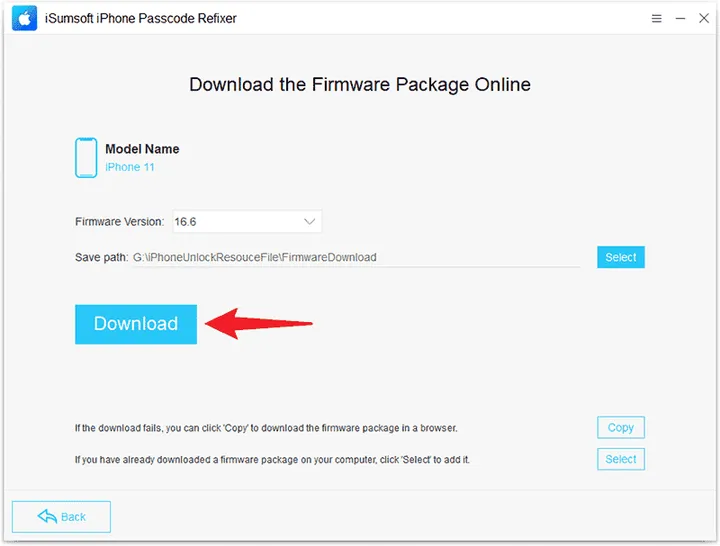 click download