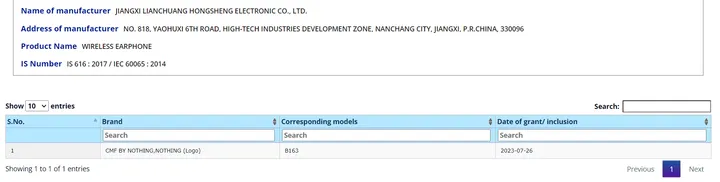 cmf by nothing earbuds certification