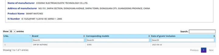 cmf by nothing smartwatch certification