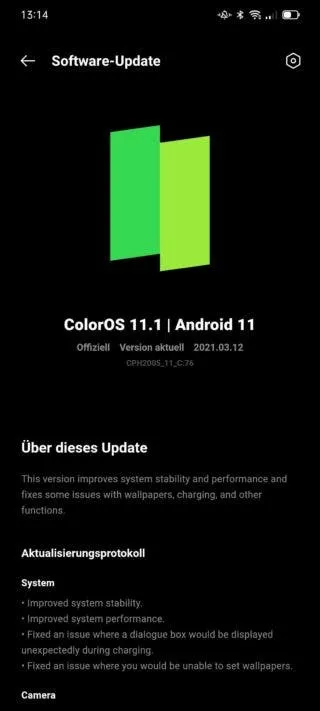 coloros111 update