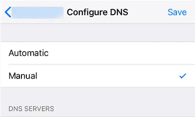 configuring dns