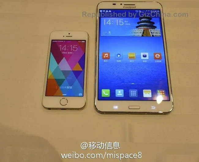 coolpad great god and iphone 5s