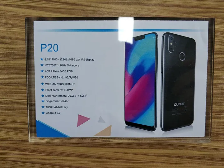 cubot p20 22