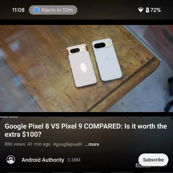 demo of rich ongoing notifications with clock