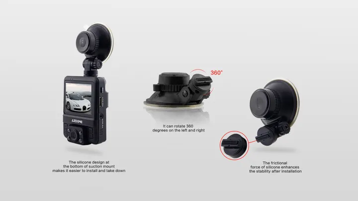 display of silicone on suction mount