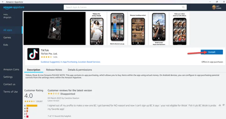 download android apps on windows