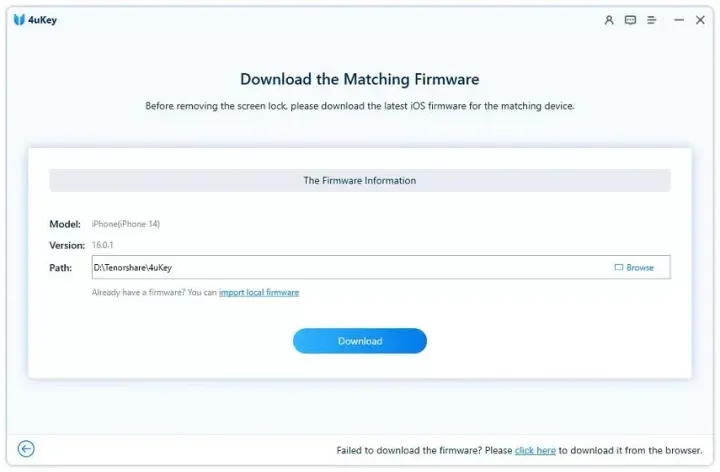 download firmware for iphone unavaiable no erase