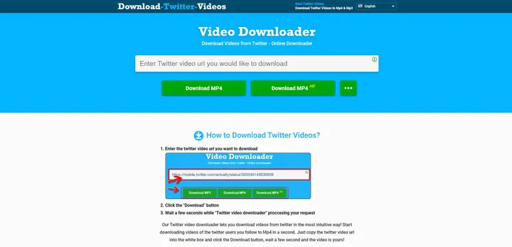download twitter videos