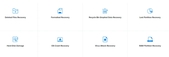 easeus data recovery features