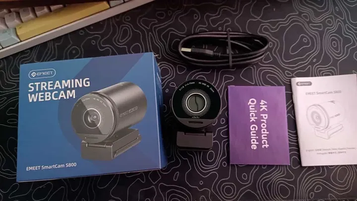 emeet smartcam s800 package content