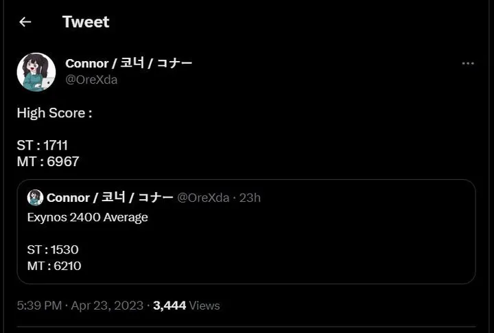 exynos 2400 geekbench 5