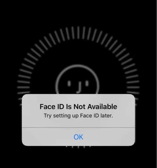 face id is not available 540x580 2