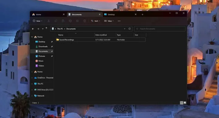 file explorer tabs in windows 11