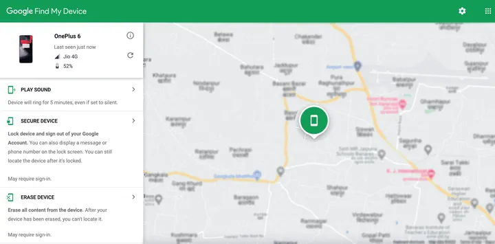 find my device