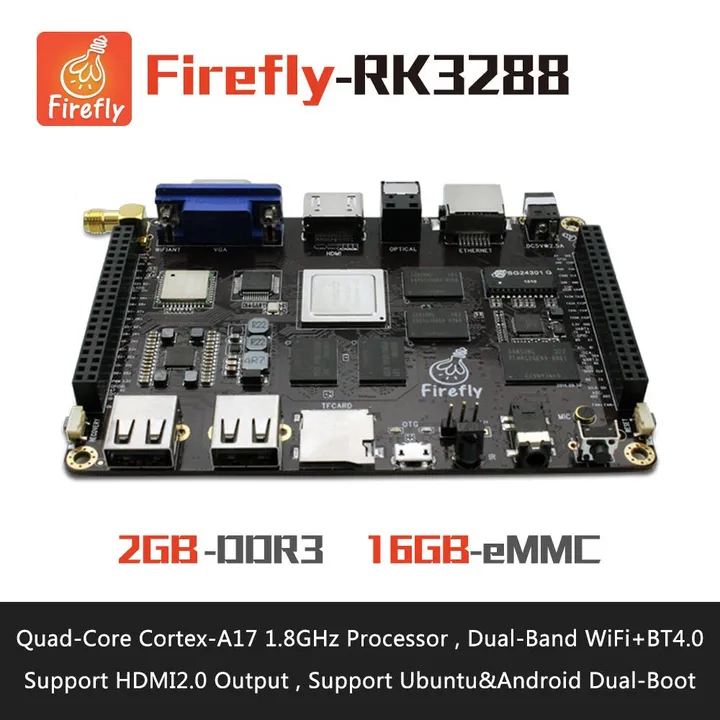firefly rk3288 font b development b font board minipc quad core a17 1 8ghz support ubuntu